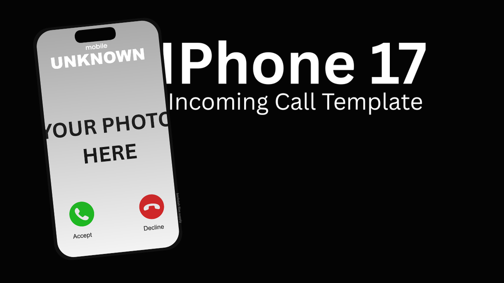 2D iPhone 17 Incoming Call DaVinci Resolve Fusion Template